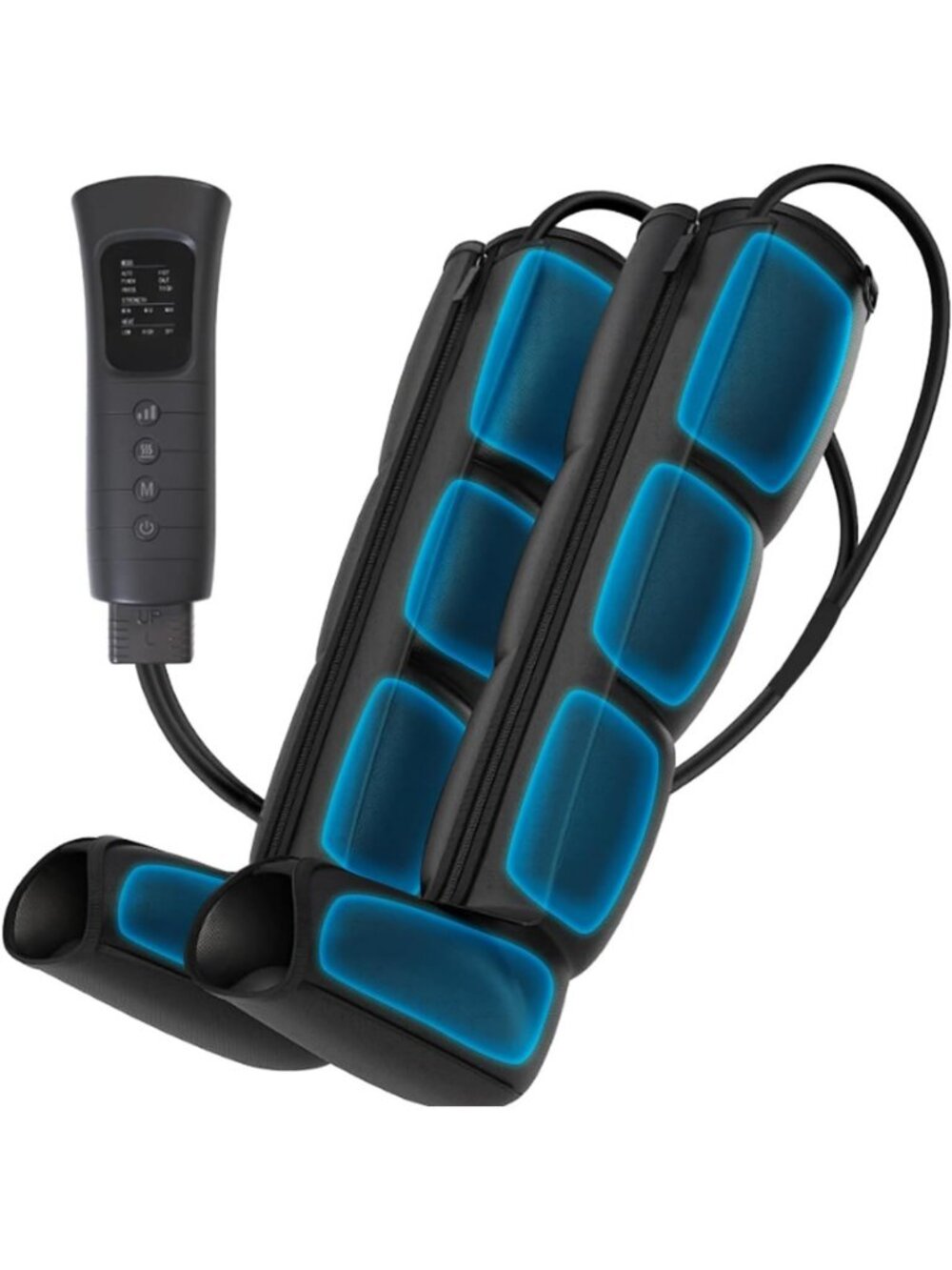 Leg Compression Massager with 6 Modes & Zipper Boots for Relaxation & Recovery